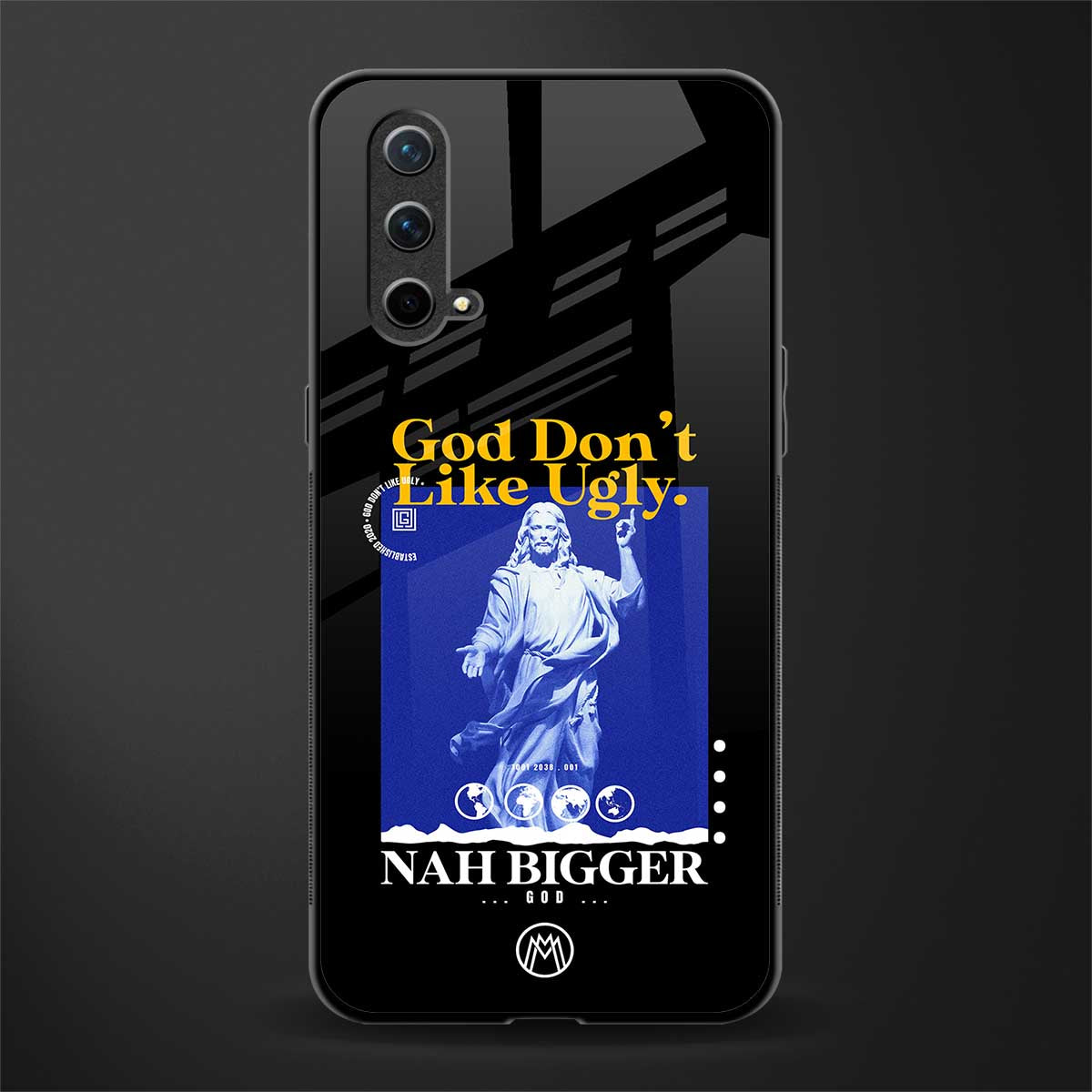 god don't like ugly exclusive glass case for oneplus nord ce 5g image