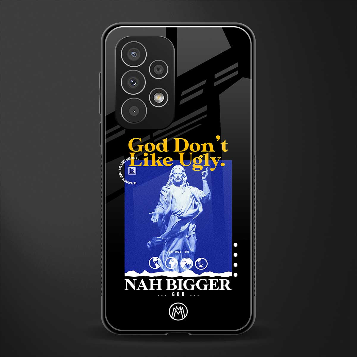 god don't like ugly exclusive back phone cover | glass case for samsung galaxy a23