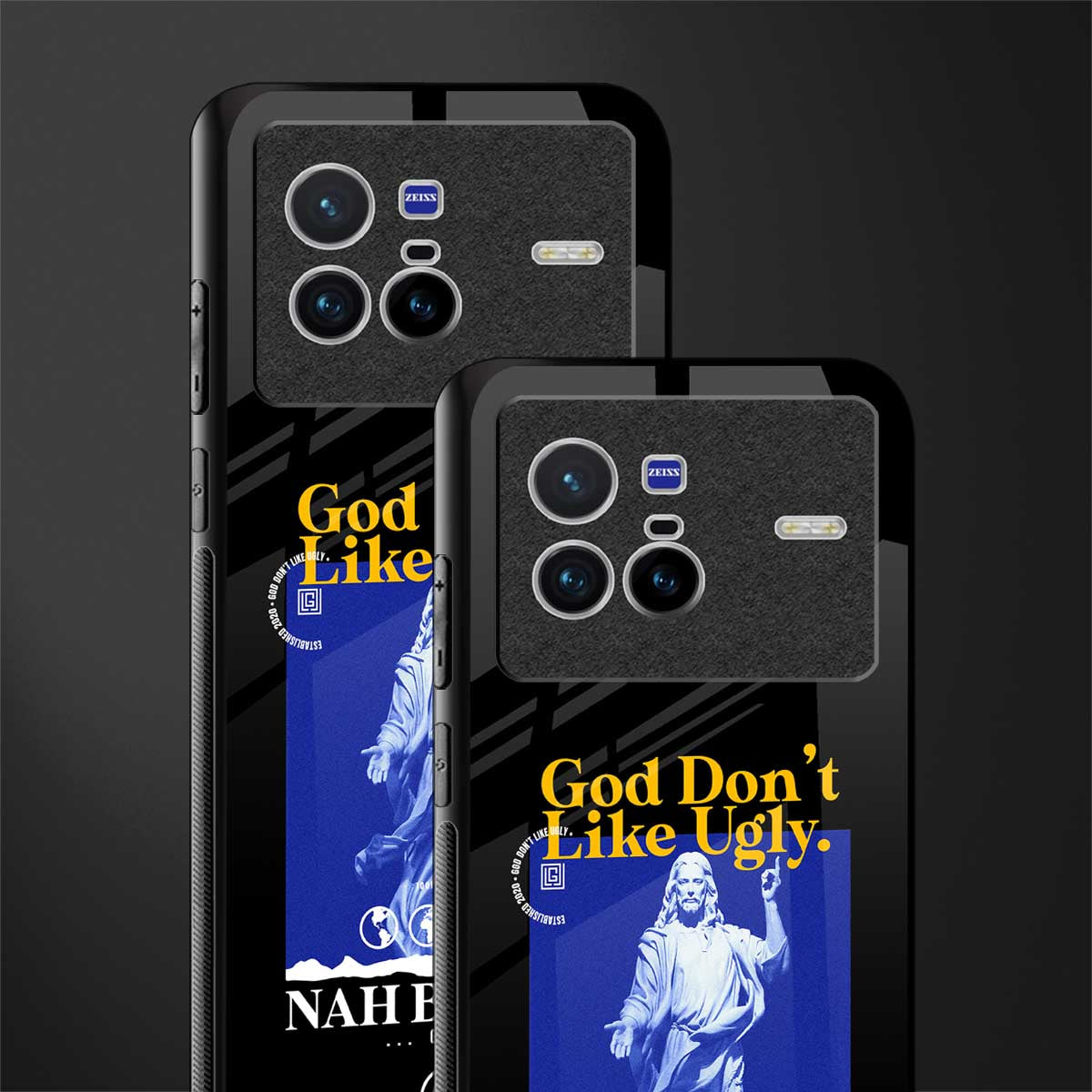 god don't like ugly exclusive glass case for vivo x80 image-2