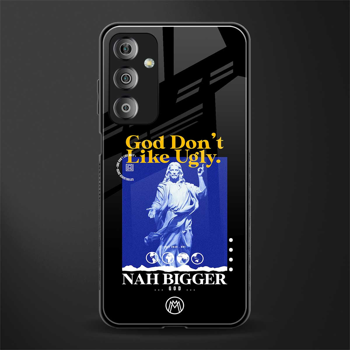 god don't like ugly exclusive back phone cover | glass case for samsung galaxy f23 5g