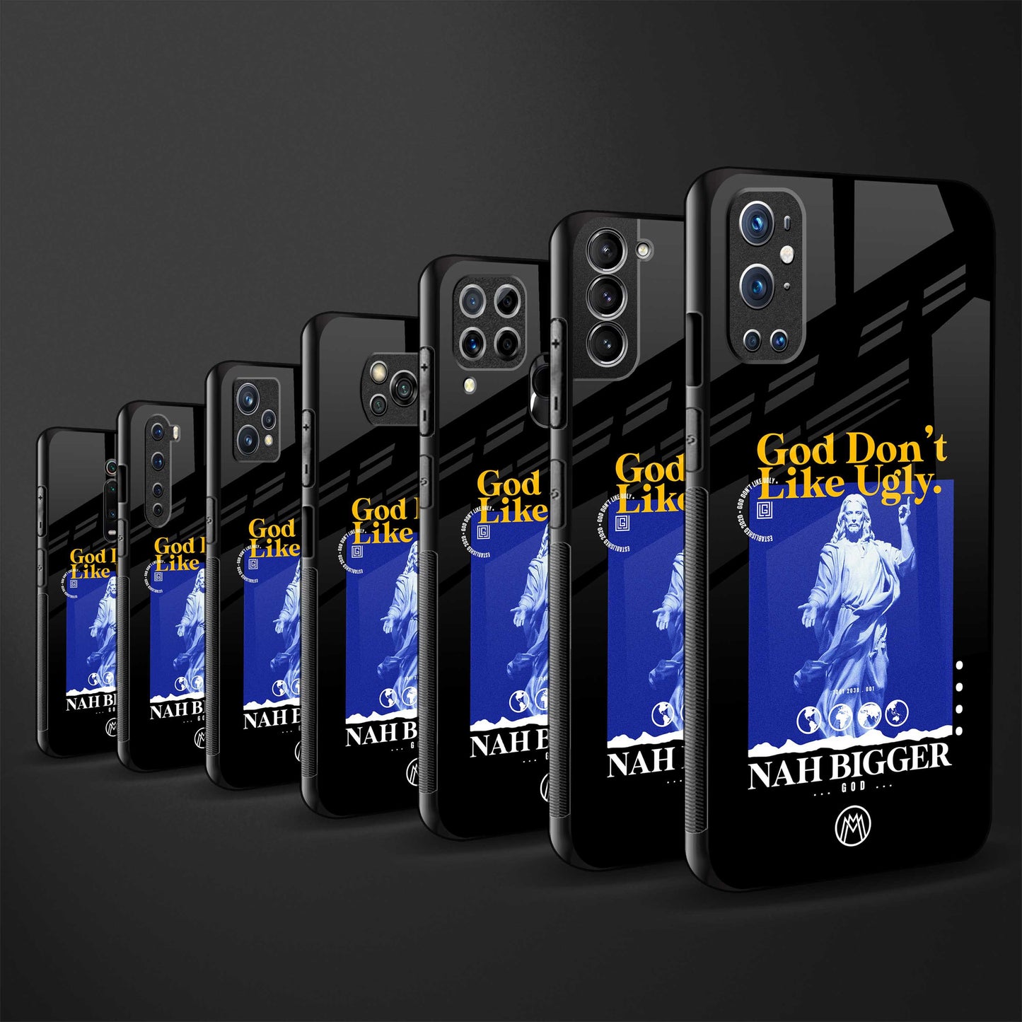 god don't like ugly exclusive back phone cover | glass case for redmi note 11 pro plus 4g/5g