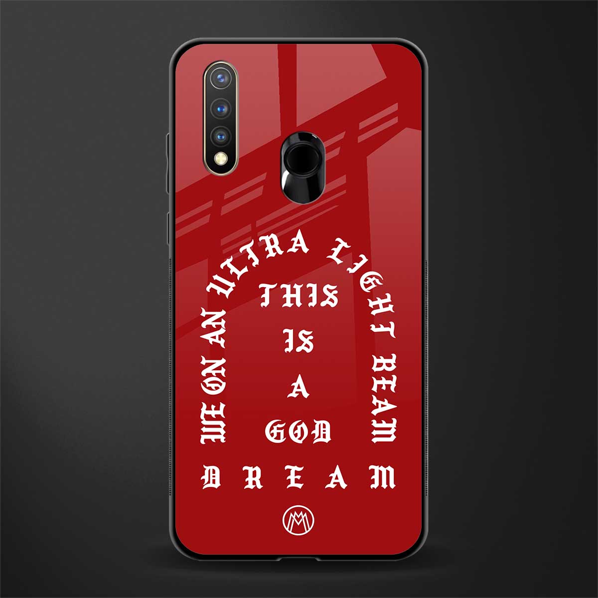 god dream glass case for vivo u20 image
