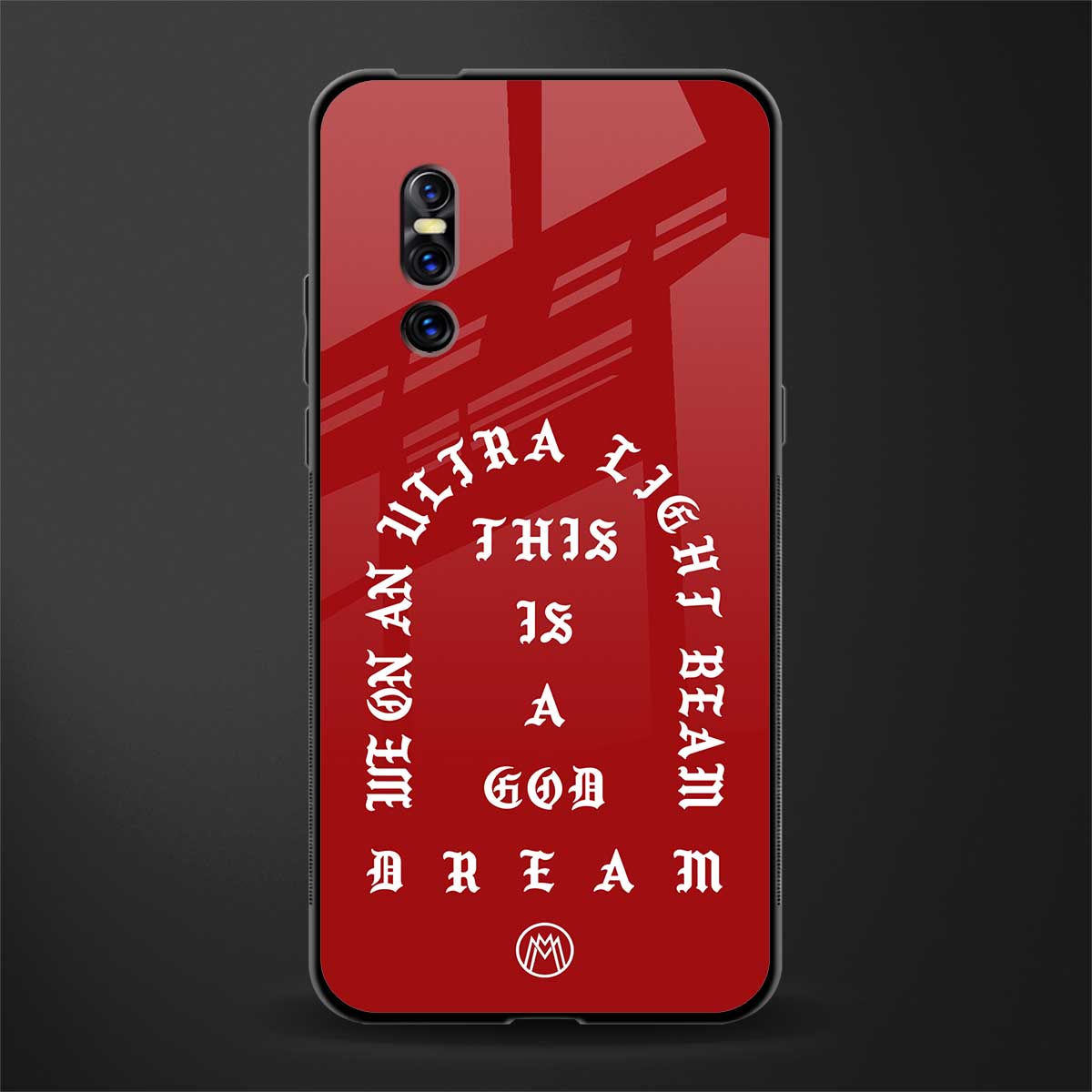 god dream glass case for vivo v15 pro image