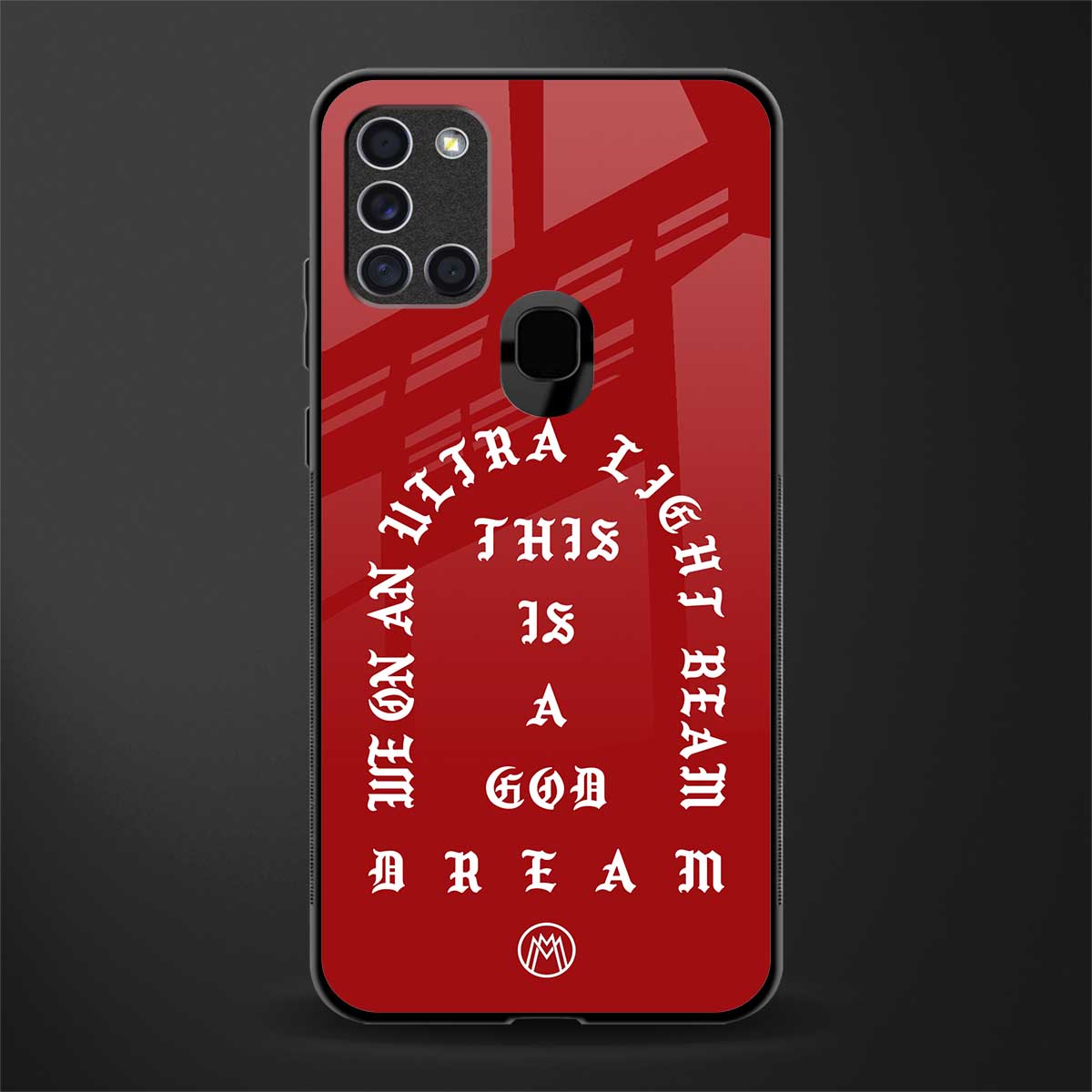 god dream glass case for samsung galaxy a21s image