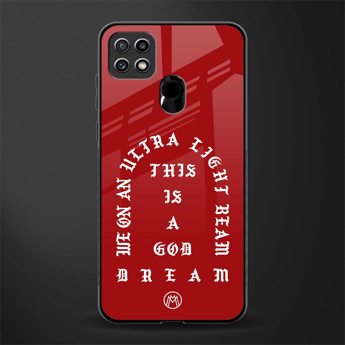 god dream glass case for oppo a15s image