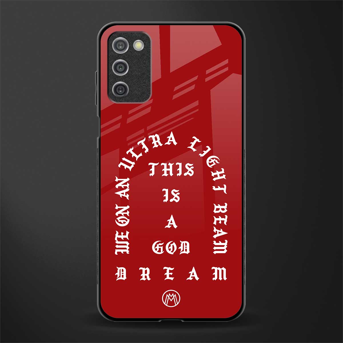 god dream glass case for samsung galaxy a03s image