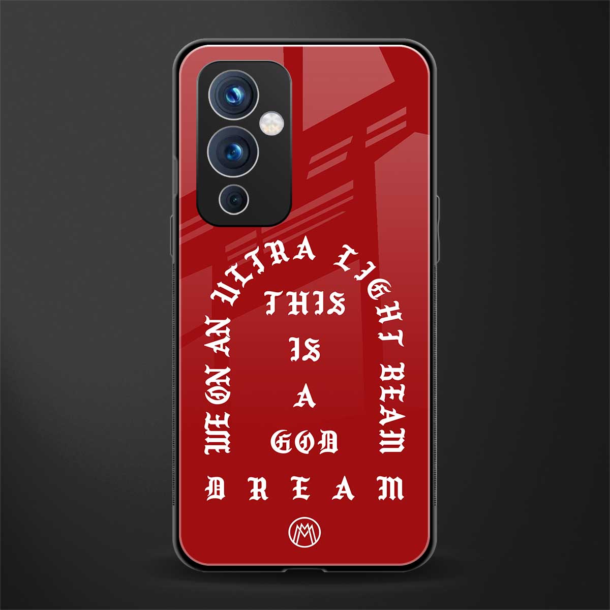 god dream back phone cover | glass case for oneplus 9