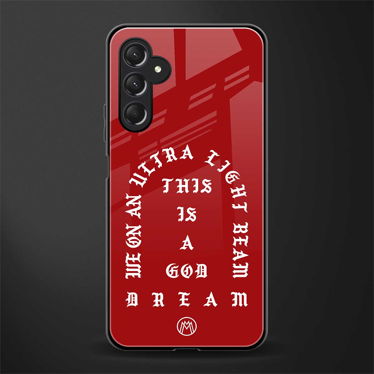 god dream back phone cover | glass case for samsun galaxy a24 4g