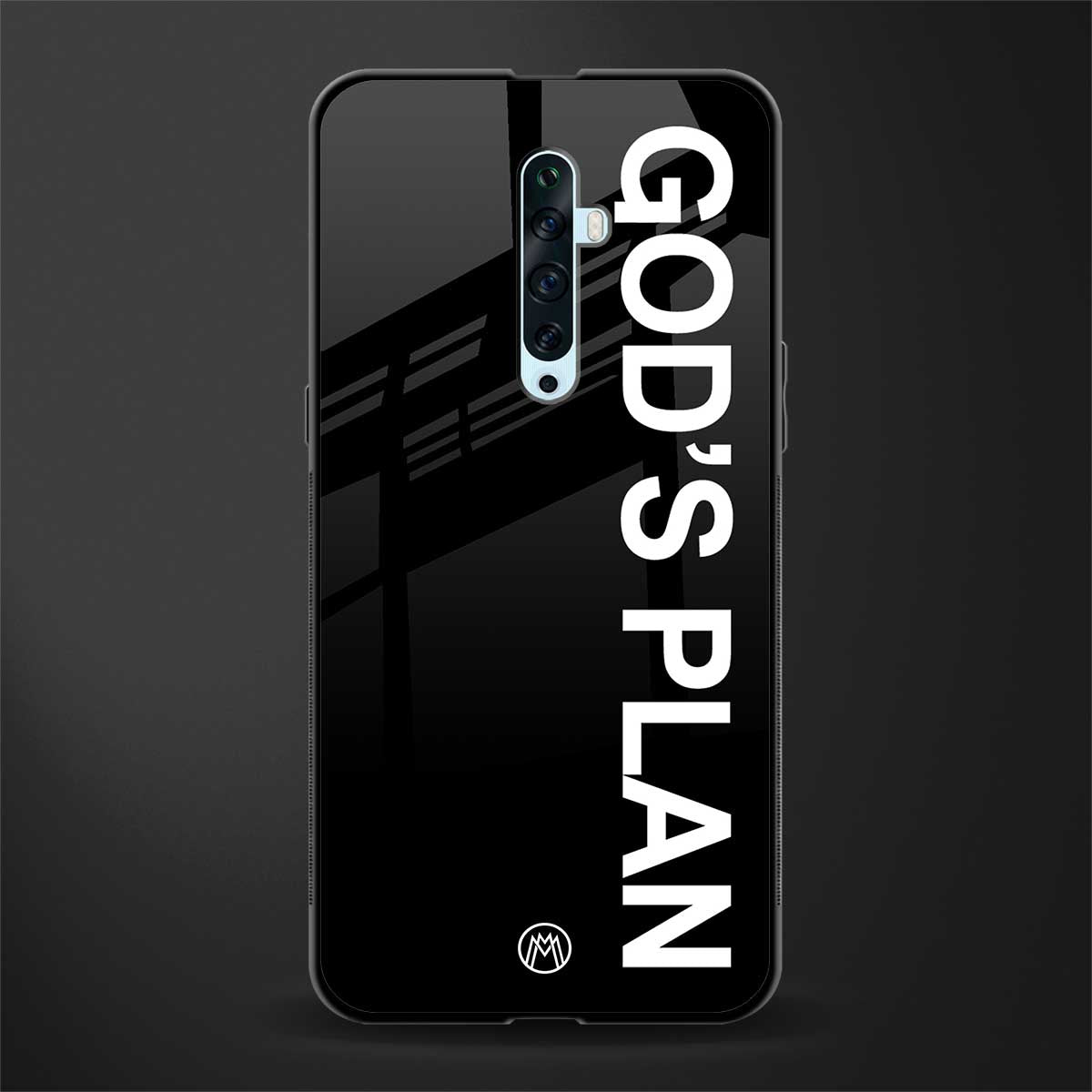 god's plan glass case for oppo reno 2z image