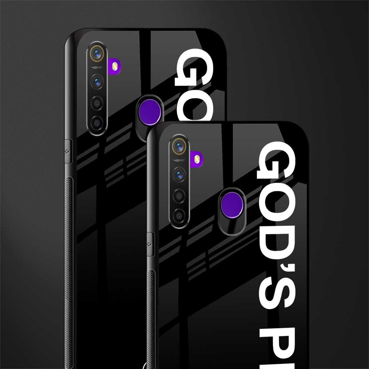god's plan glass case for realme 5s image-2