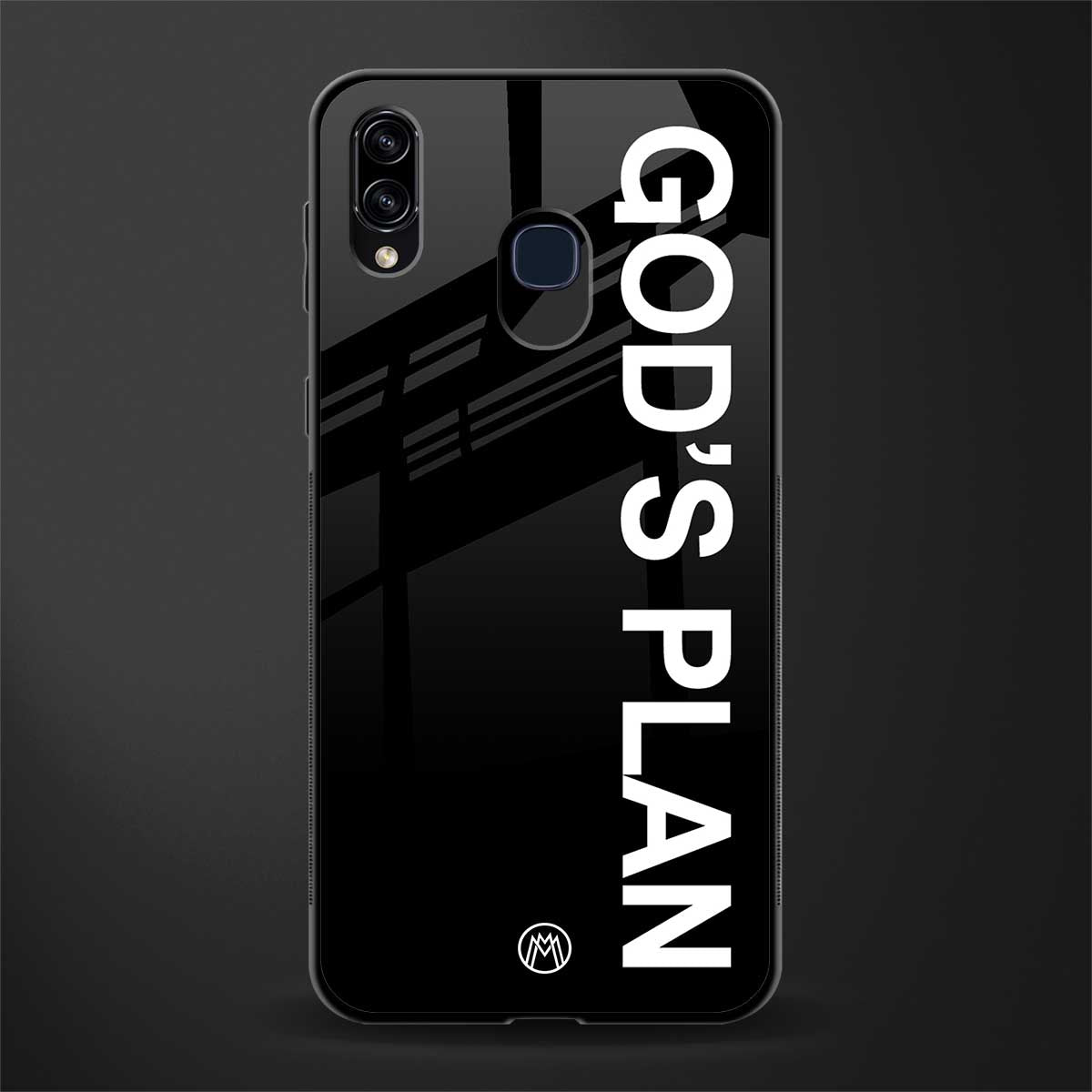 god's plan glass case for samsung galaxy a30 image