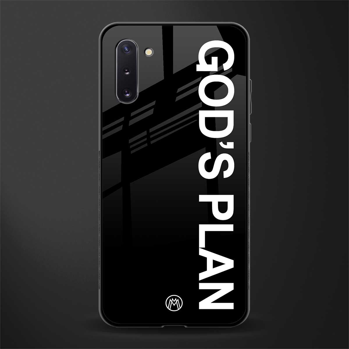 god's plan glass case for samsung galaxy note 10 image