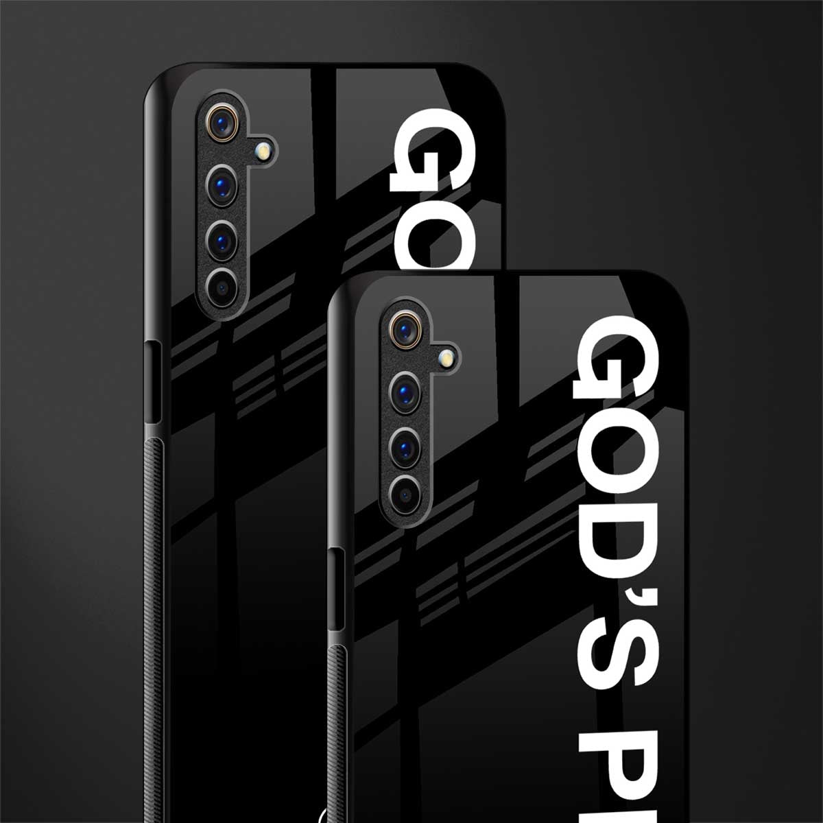 god's plan glass case for realme 6i image-2