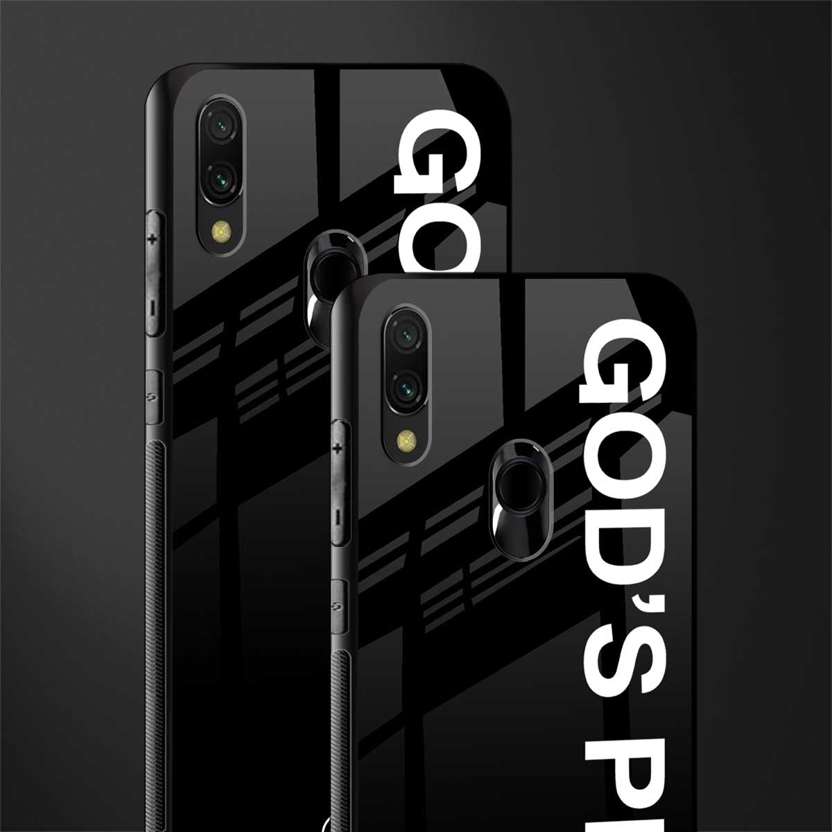 god's plan glass case for redmi y3 image-2