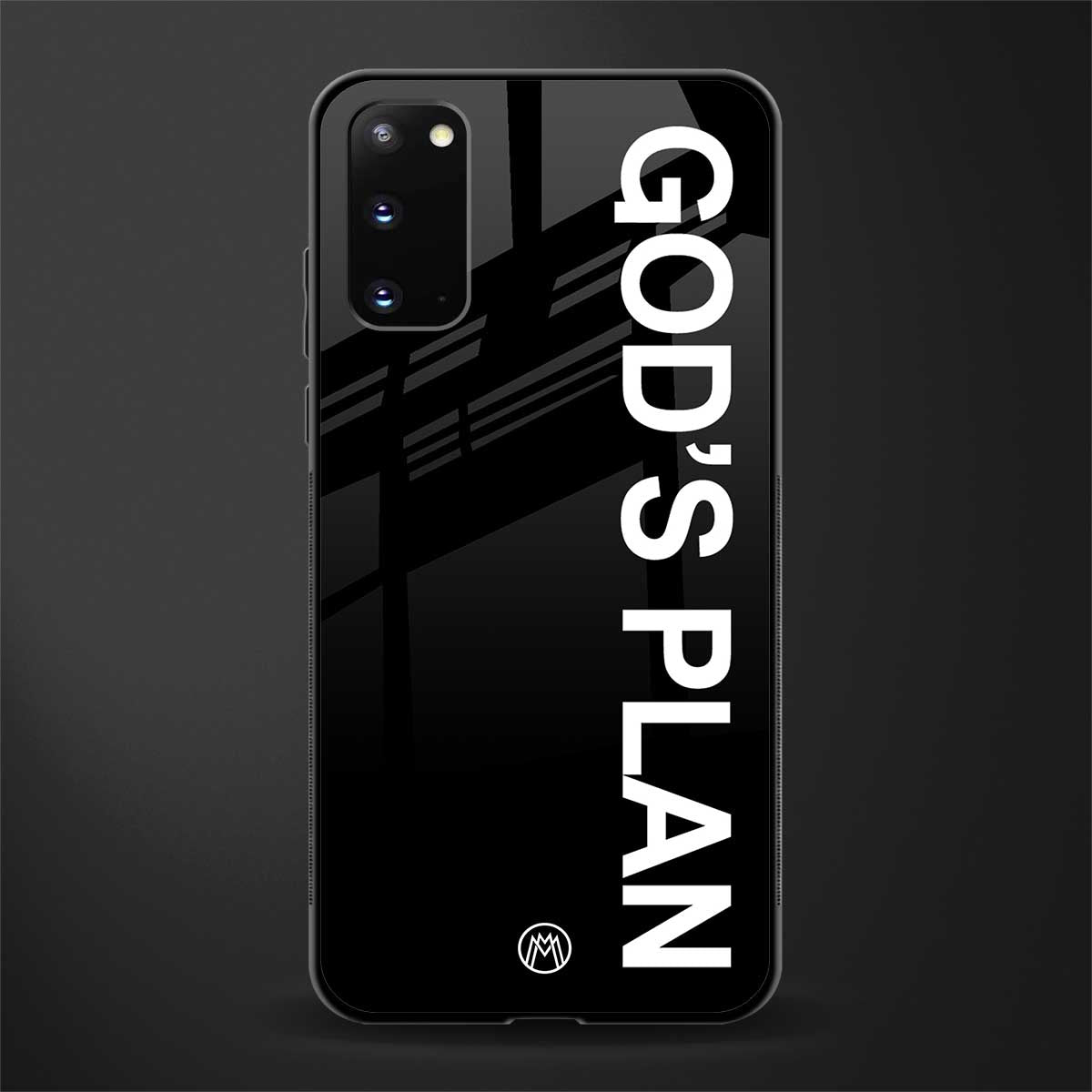 god's plan glass case for samsung galaxy s20 image