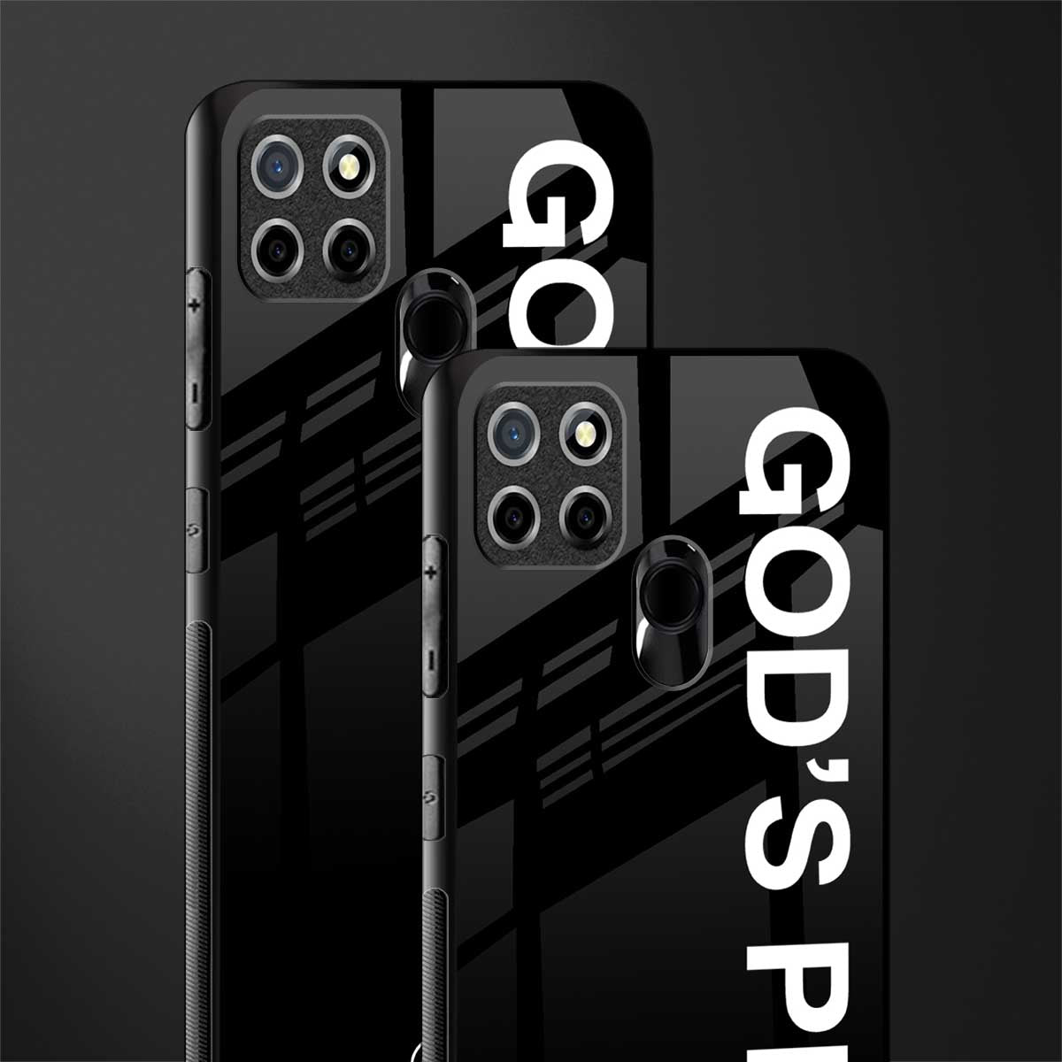god's plan glass case for realme narzo 30a image-2