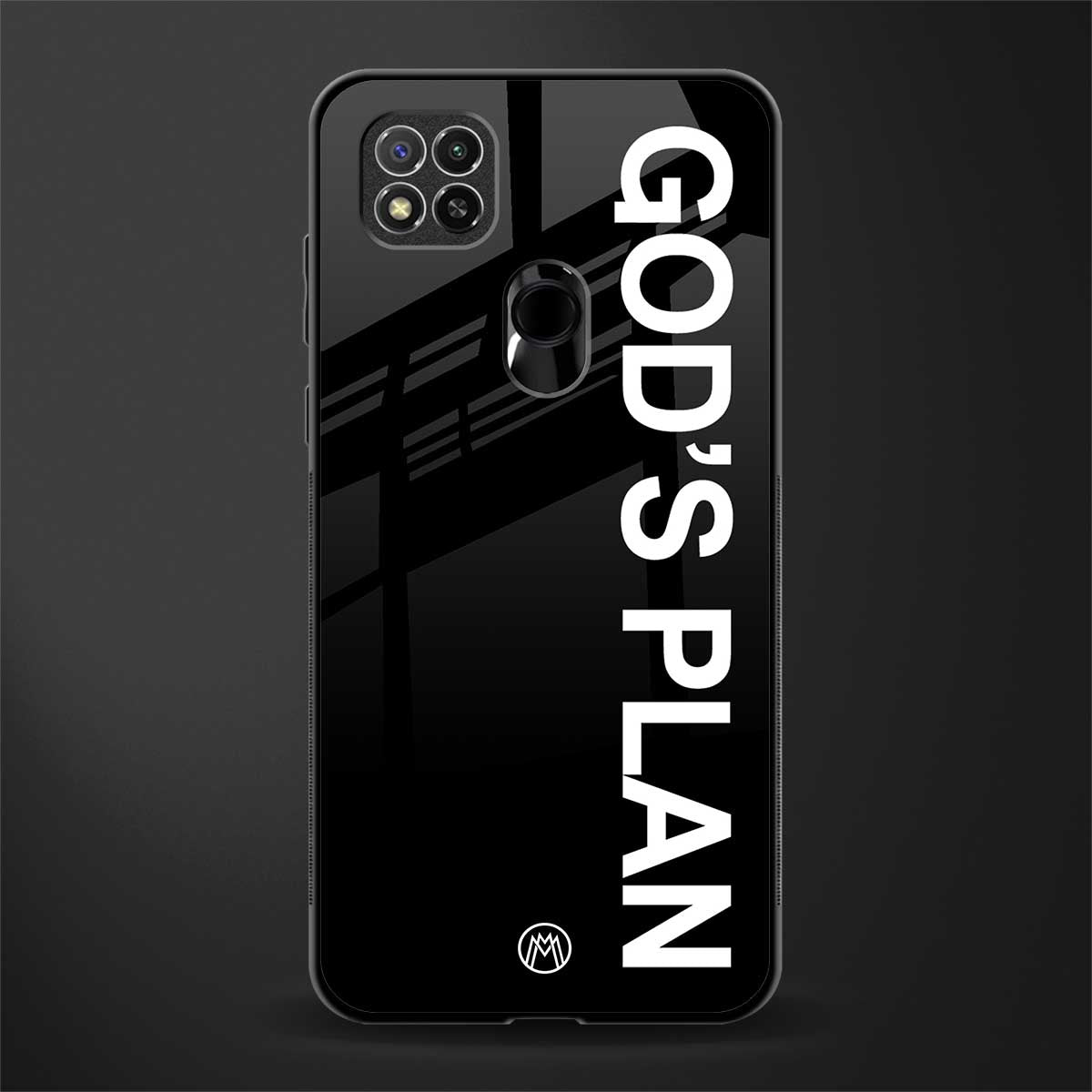 god's plan glass case for redmi 9 image
