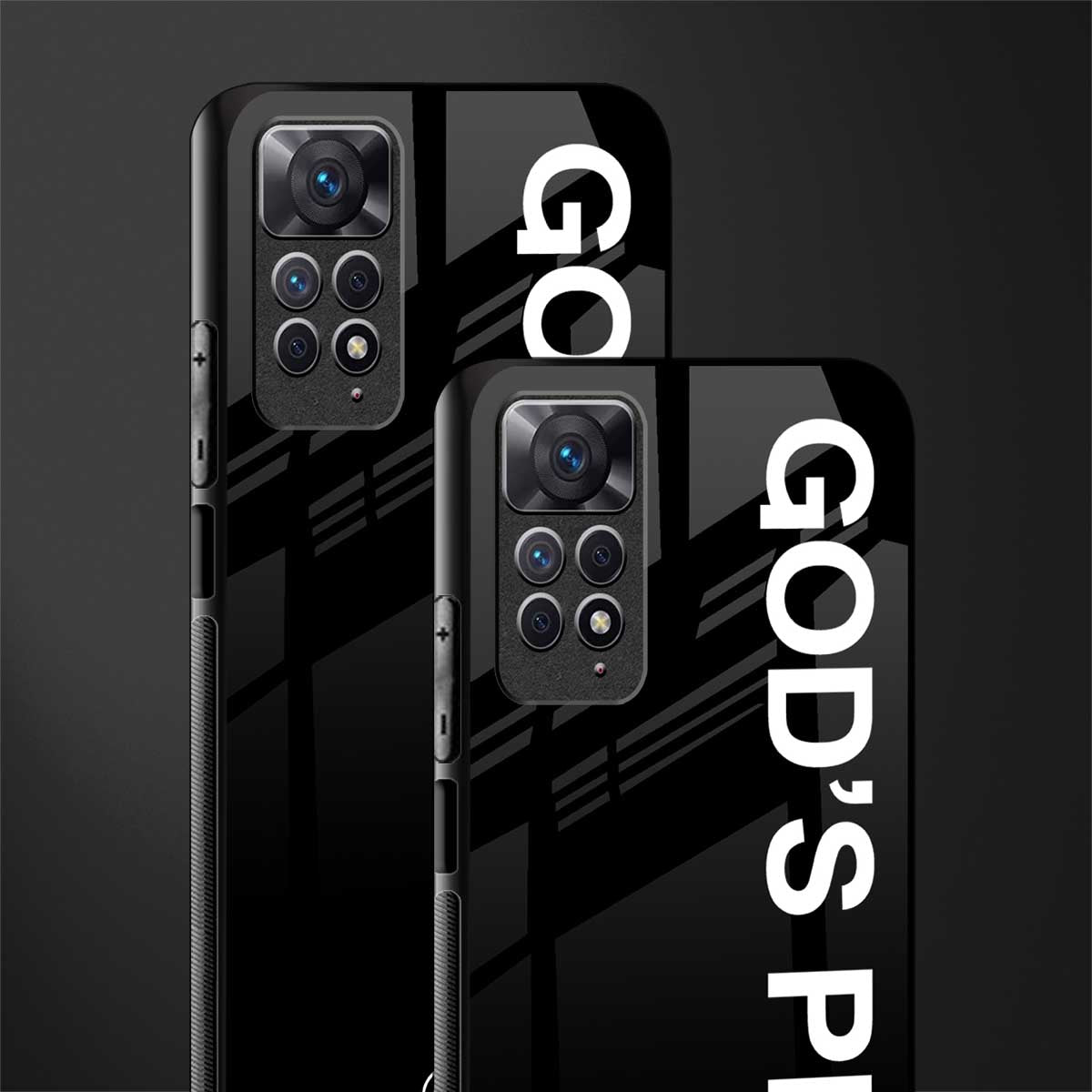 god's plan back phone cover | glass case for redmi note 11 pro plus 4g/5g