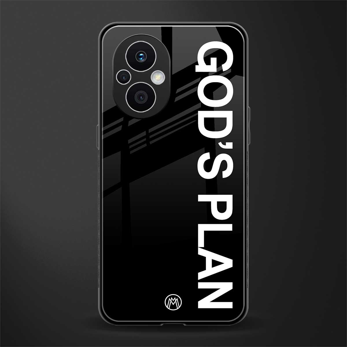 god's plan back phone cover | glass case for oppo f21 pro 5g
