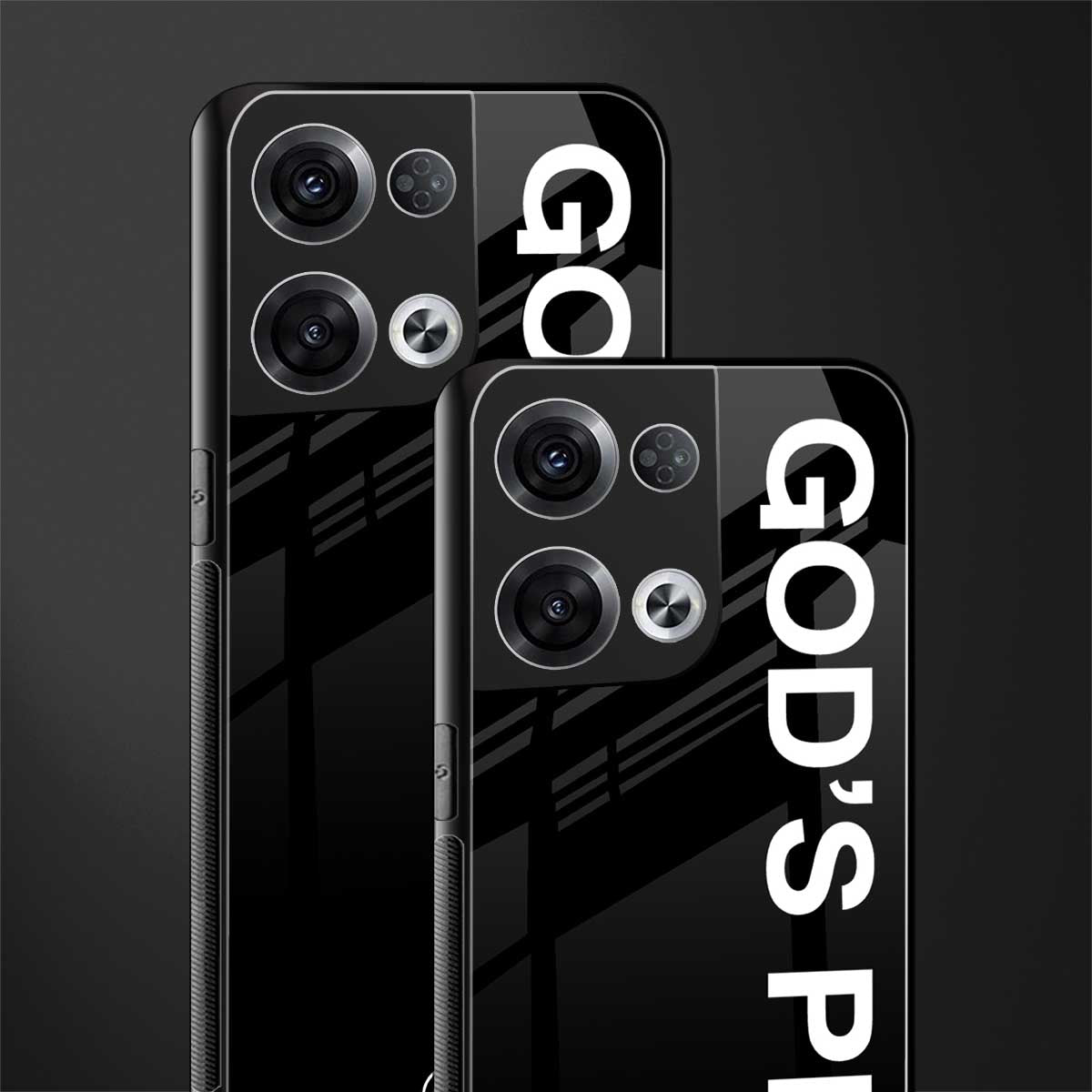god's plan back phone cover | glass case for oppo reno 8 pro