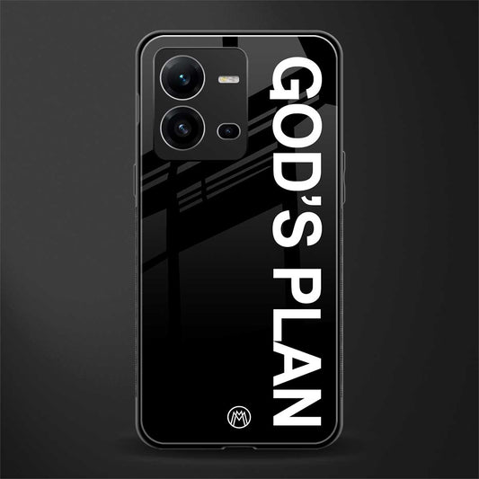 god's plan back phone cover | glass case for vivo v25-5g