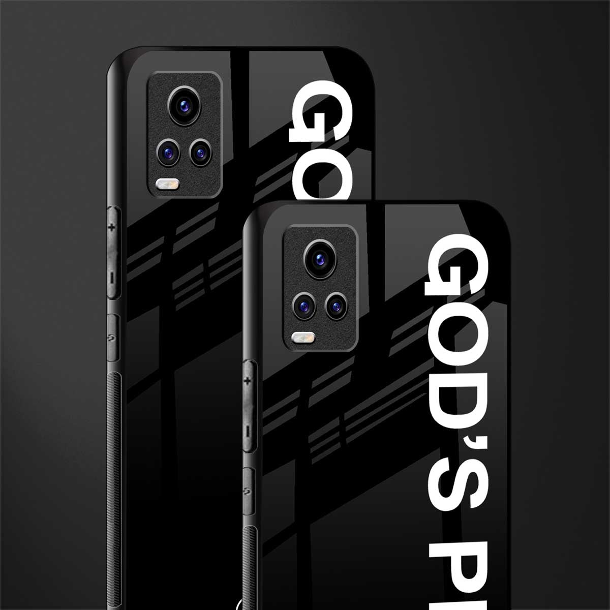 god's plan back phone cover | glass case for vivo v21e 4g