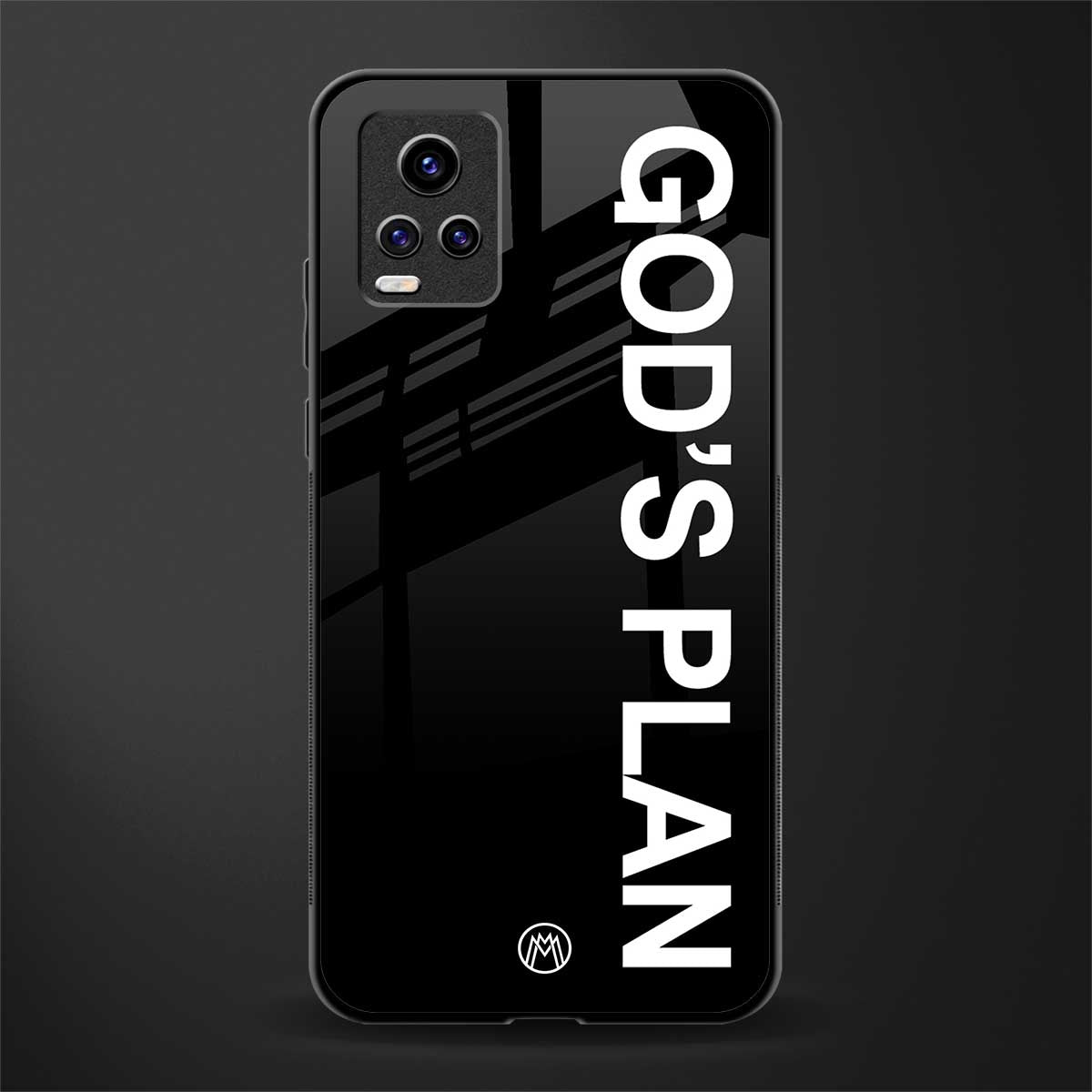 god's plan back phone cover | glass case for vivo v21e 4g