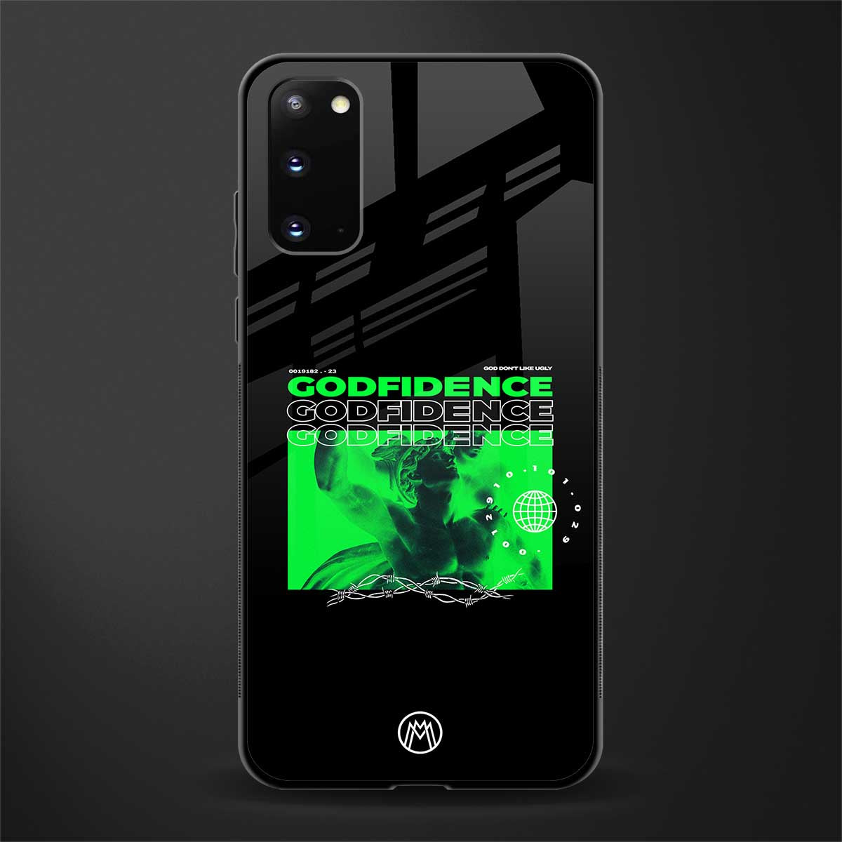 godfidence glass case for samsung galaxy s20 image