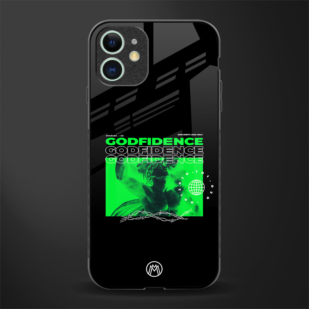 godfidence glass case for iphone 11 image