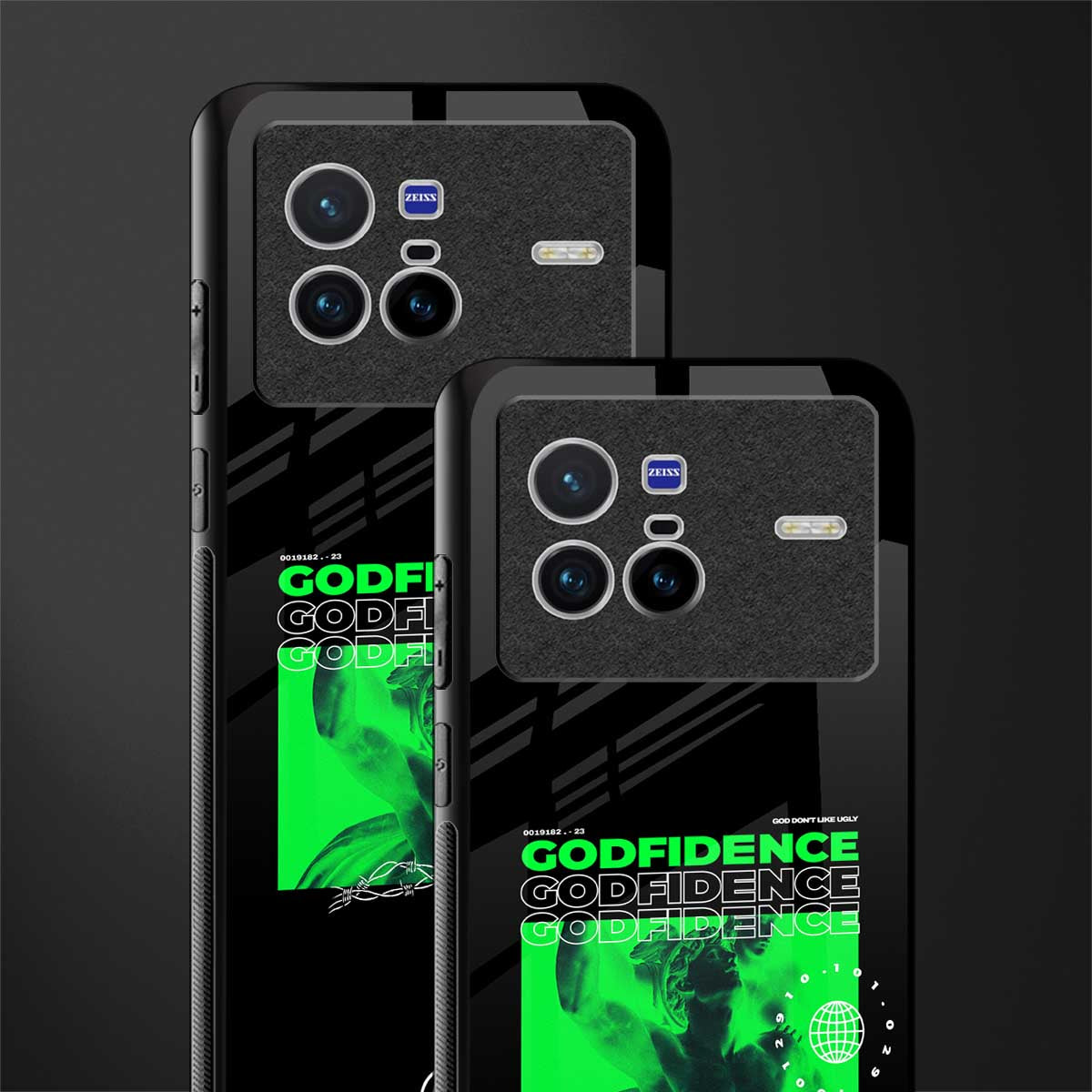 godfidence glass case for vivo x80 image-2