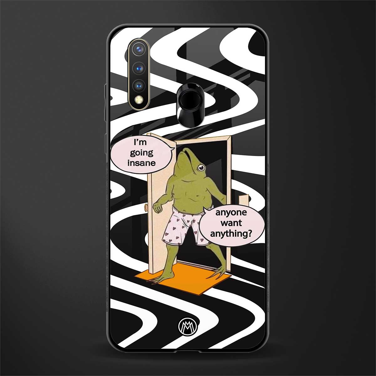 going insane glass case for vivo u20 image