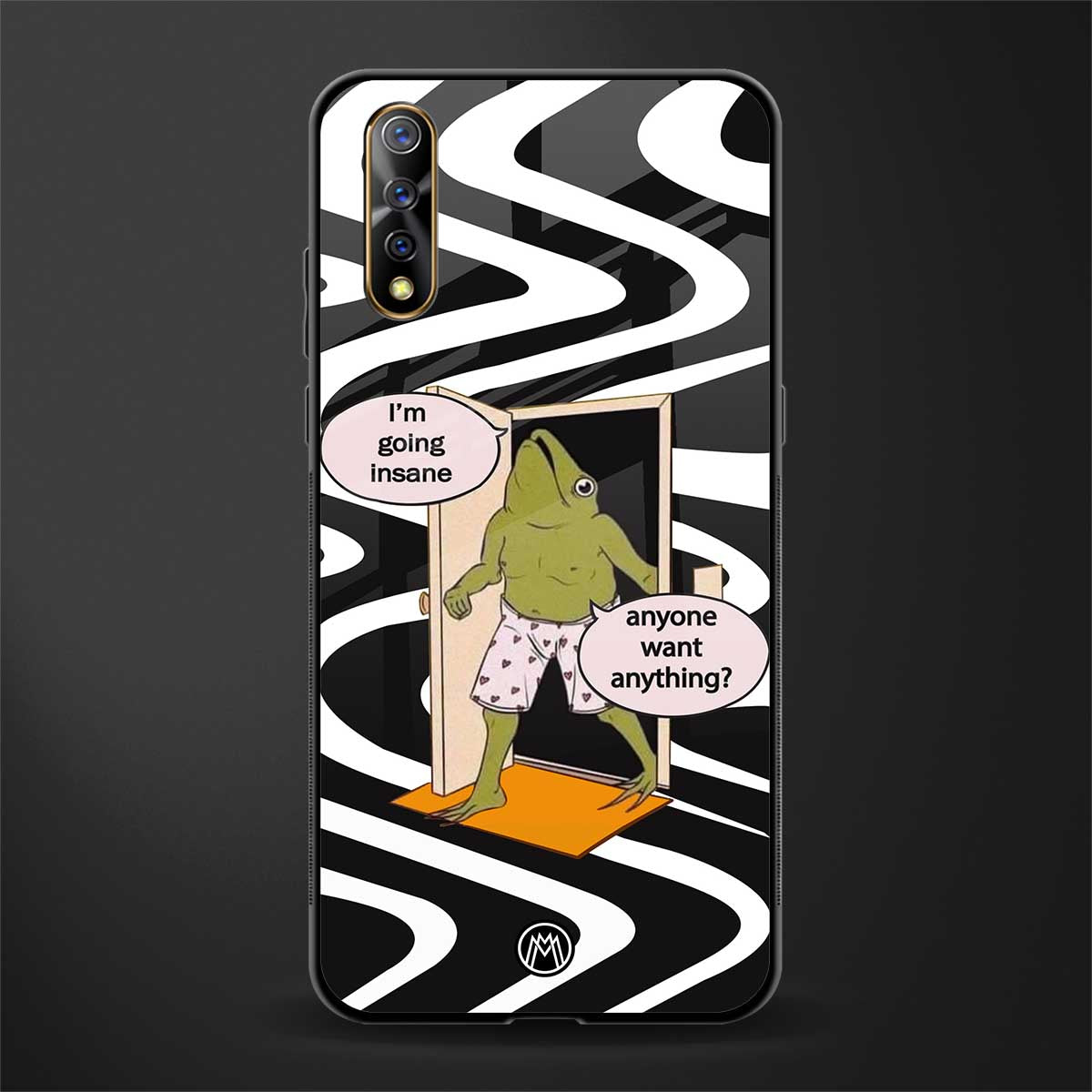 going insane glass case for vivo s1 image
