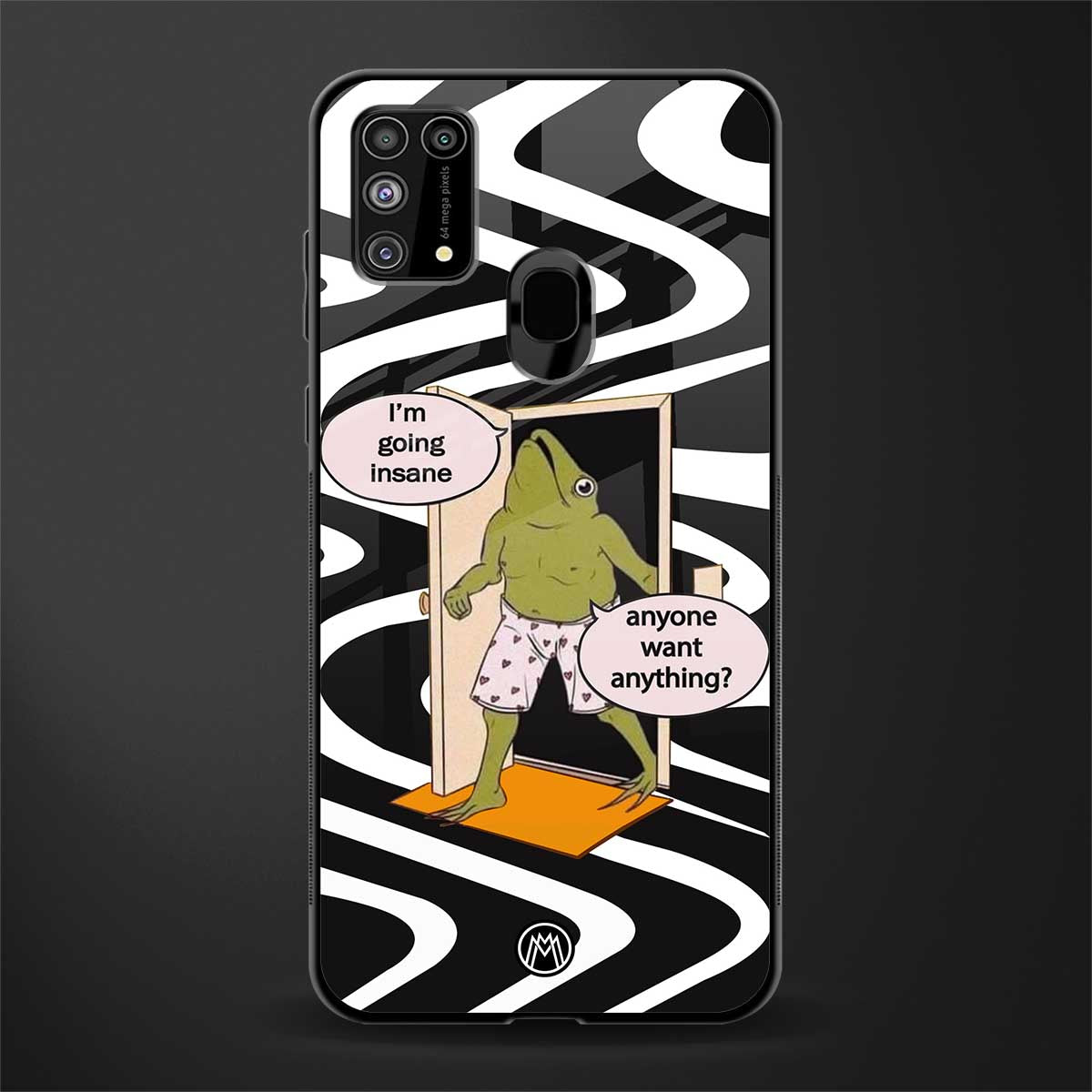 going insane glass case for samsung galaxy m31 prime edition image