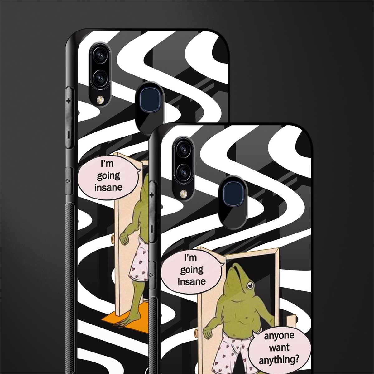going insane glass case for samsung galaxy m10s image-2