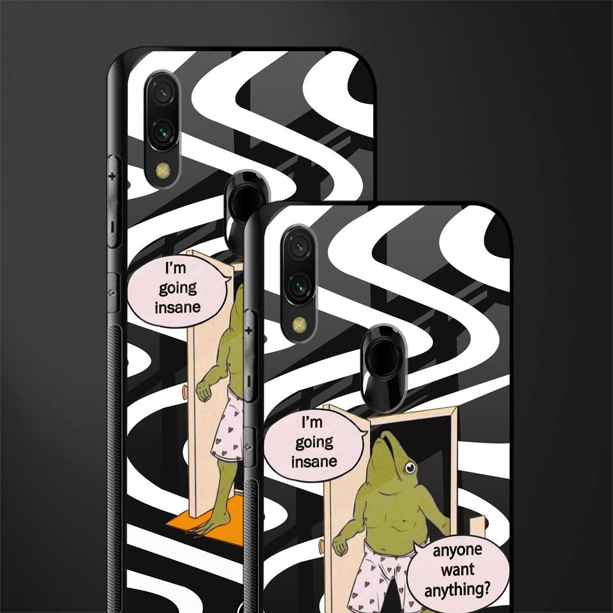 going insane glass case for redmi y3 image-2