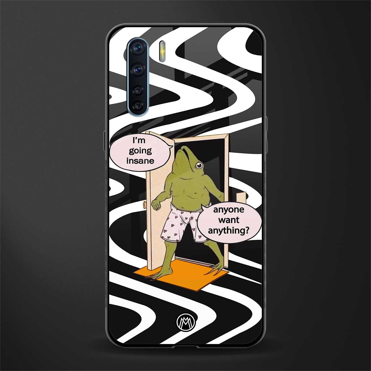 going insane glass case for oppo f15 image