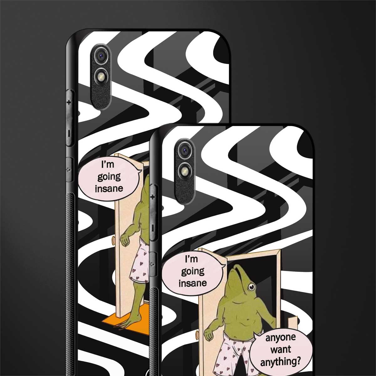 going insane glass case for redmi 9a image-2
