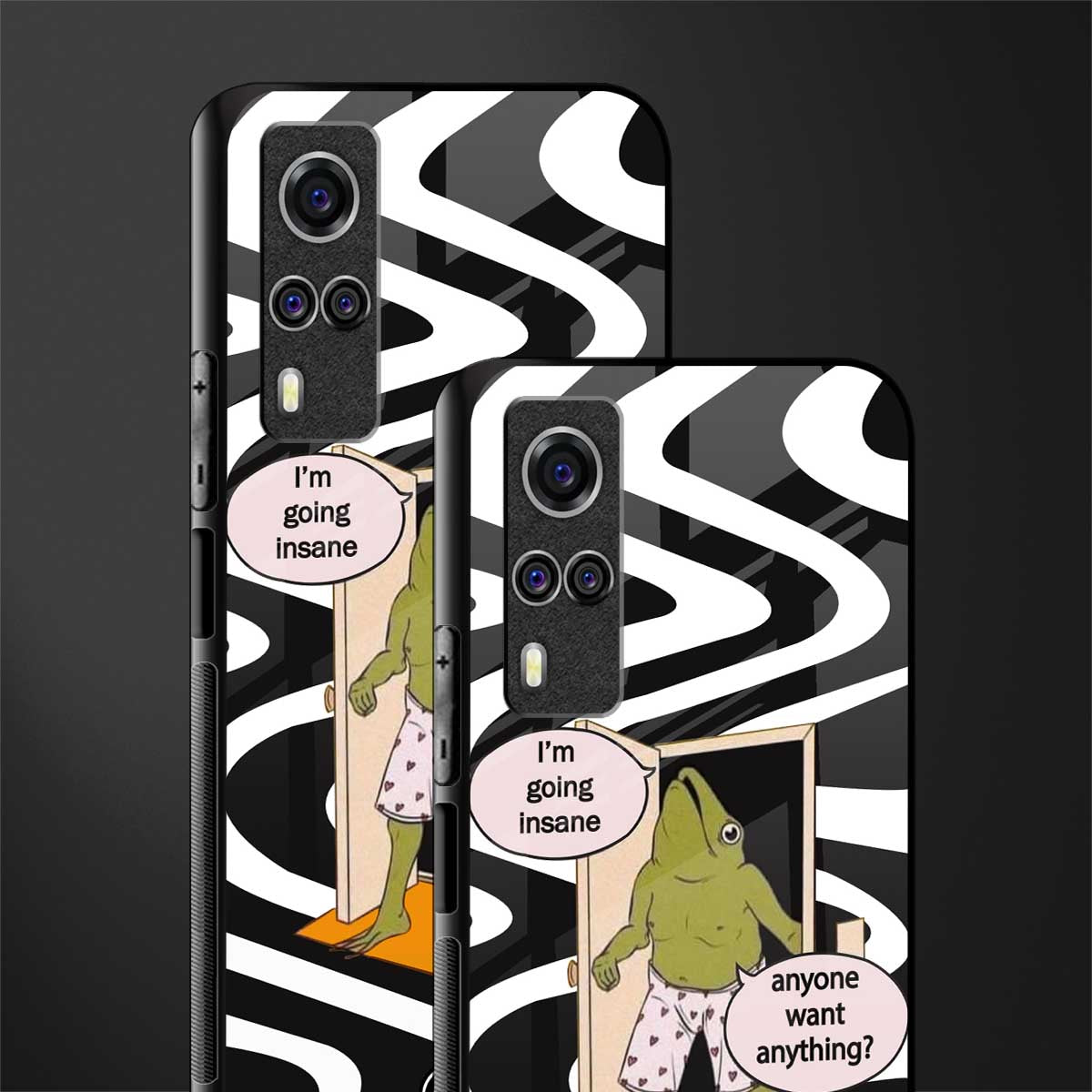going insane glass case for vivo y51 image-2