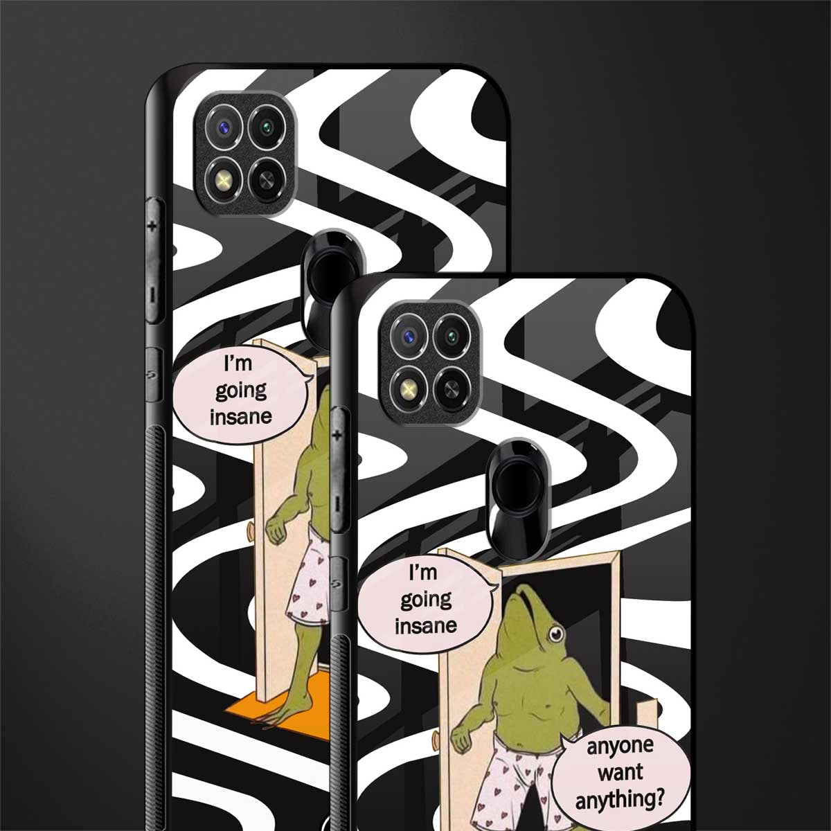 going insane glass case for redmi 9 image-2