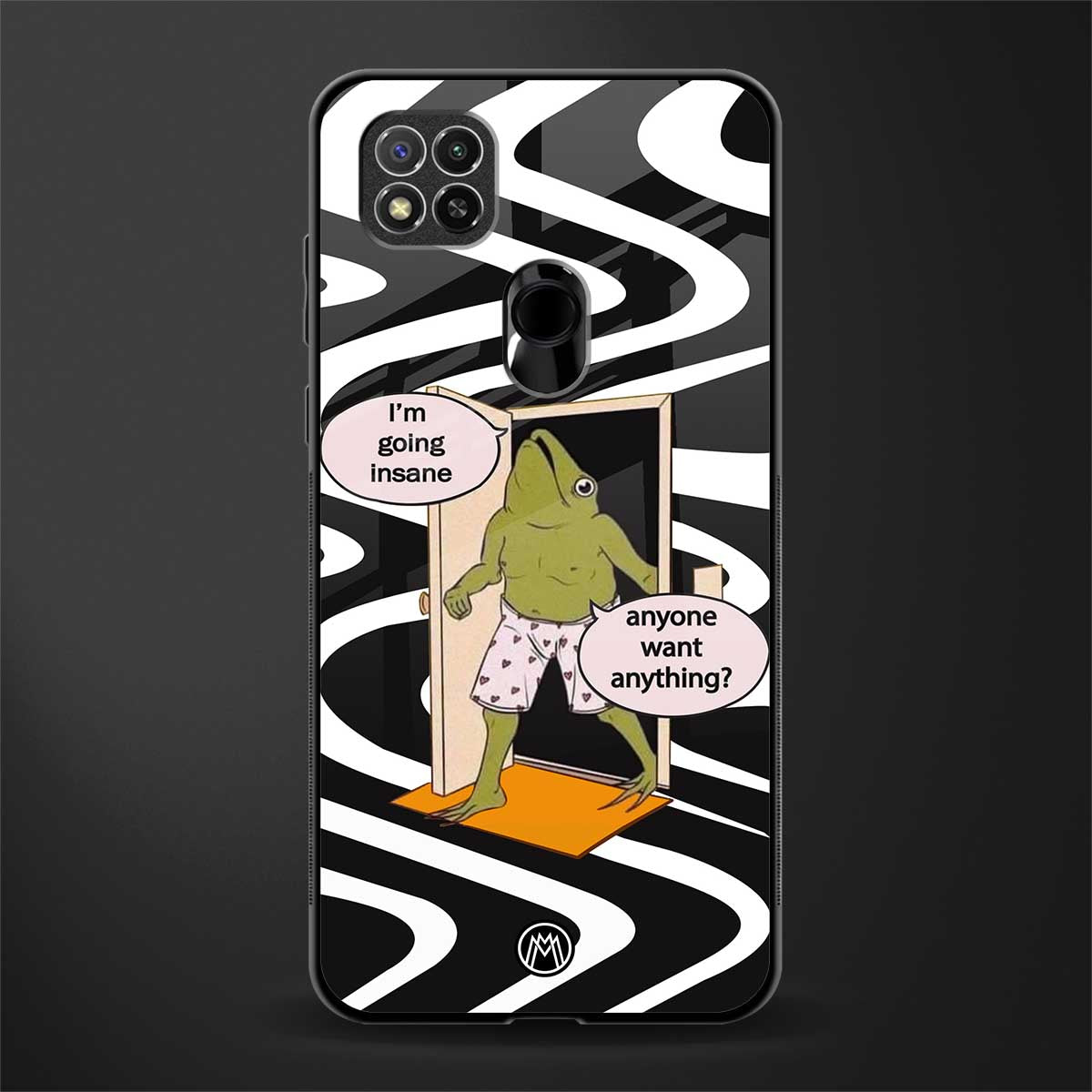 going insane glass case for redmi 9 image