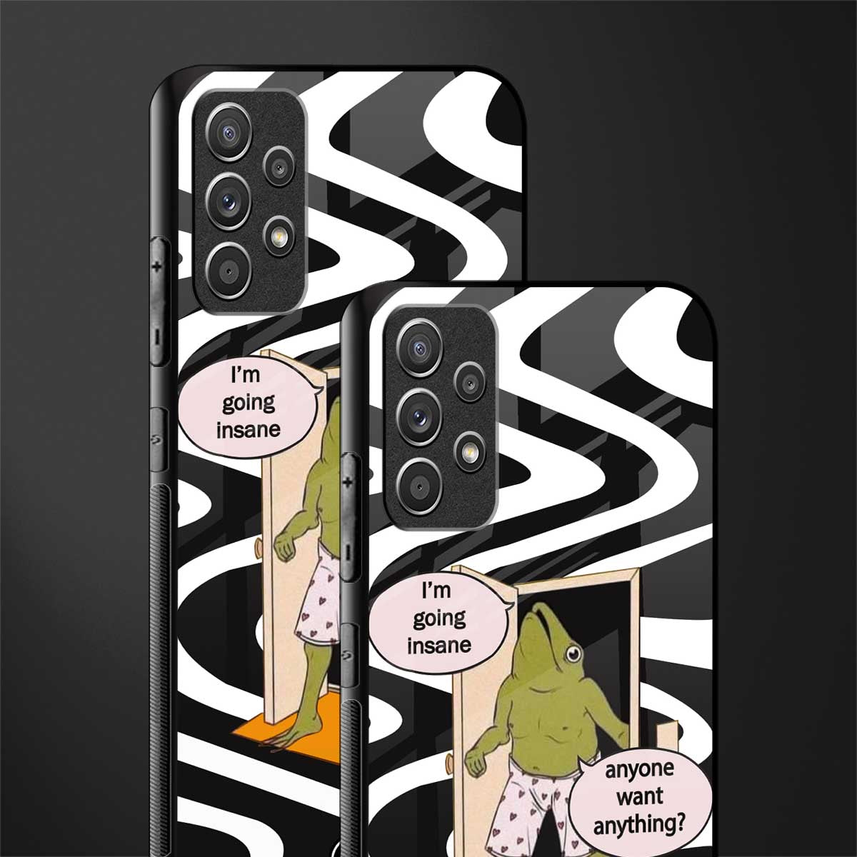 going insane glass case for samsung galaxy a72 image-2