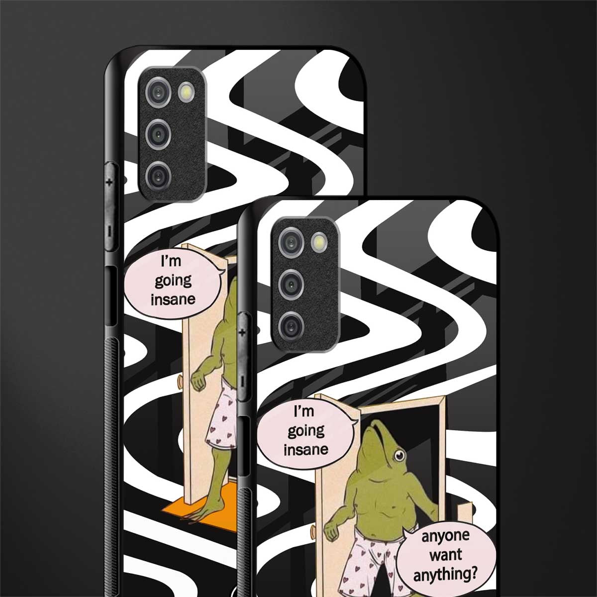 going insane glass case for samsung galaxy a03s image-2