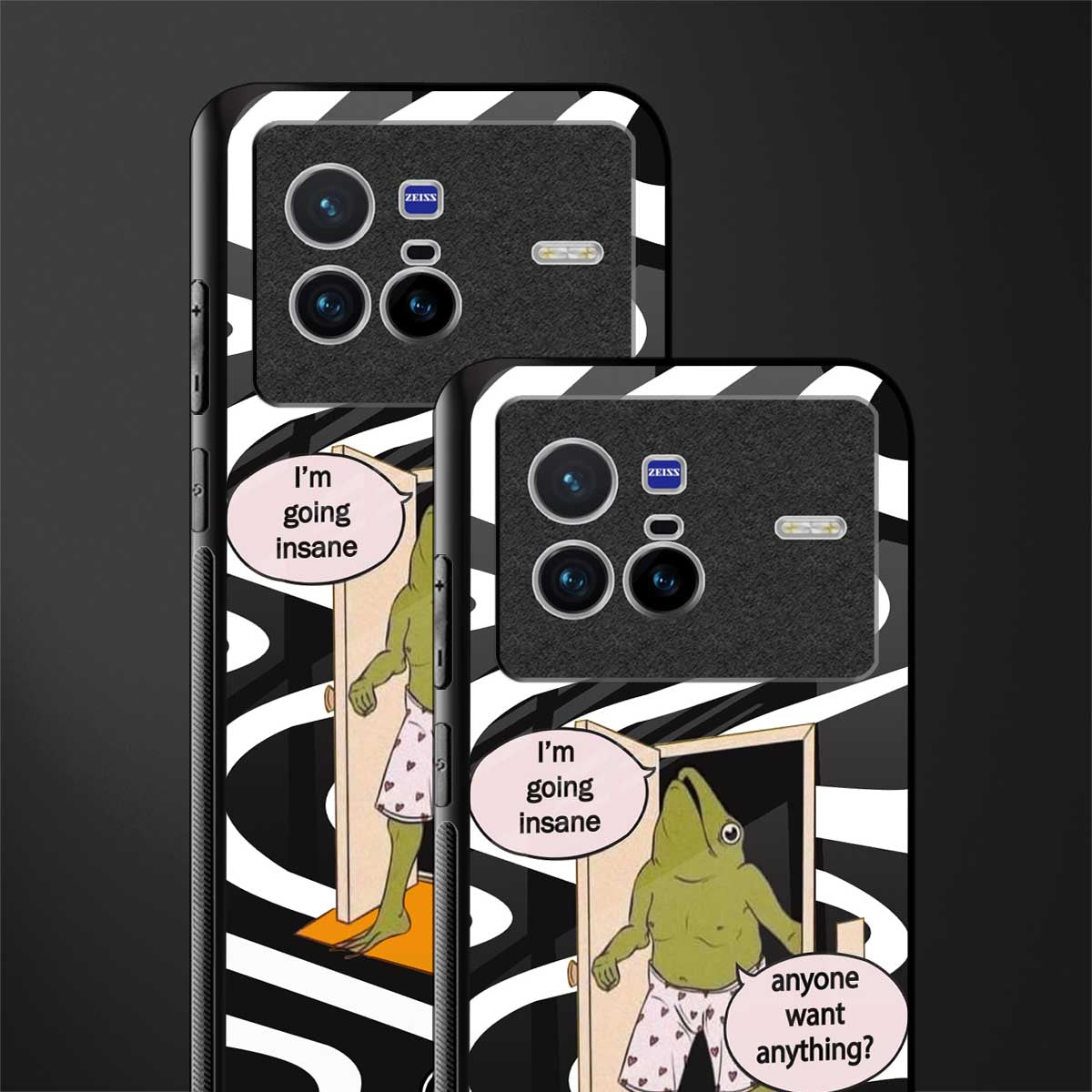 going insane glass case for vivo x80 image-2