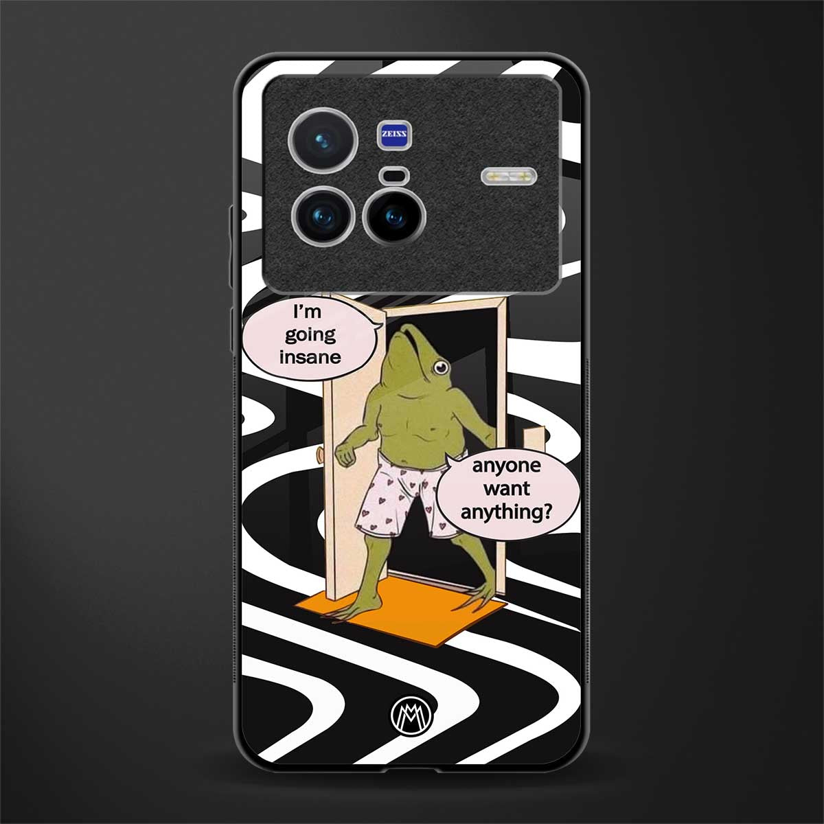 going insane glass case for vivo x80 image