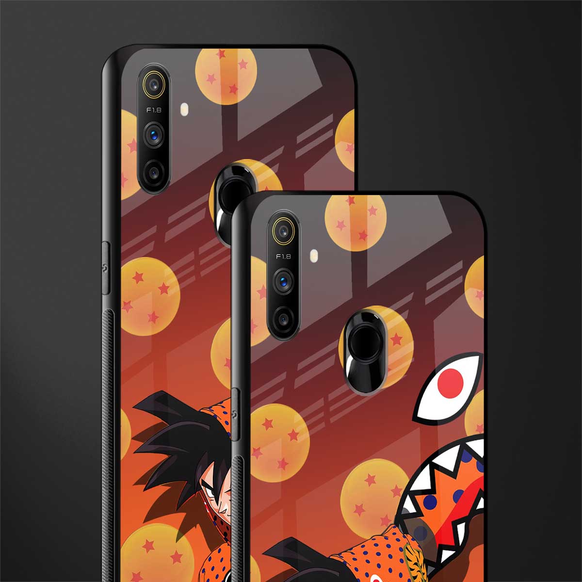 goku glass case for realme narzo 20a image-2