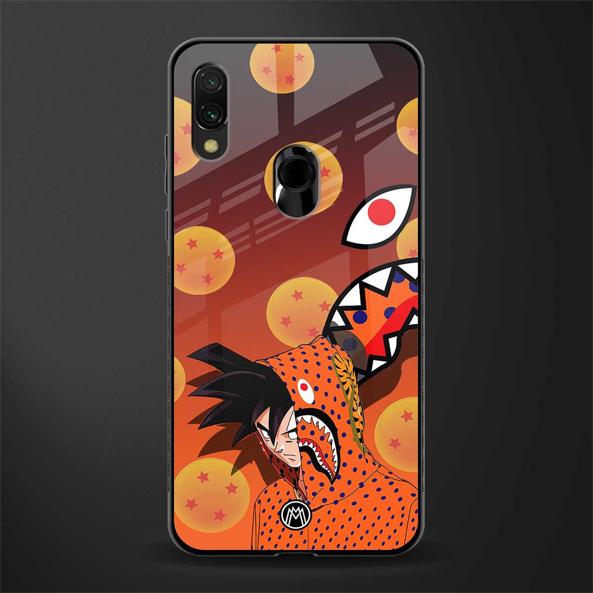 goku glass case for redmi y3 image