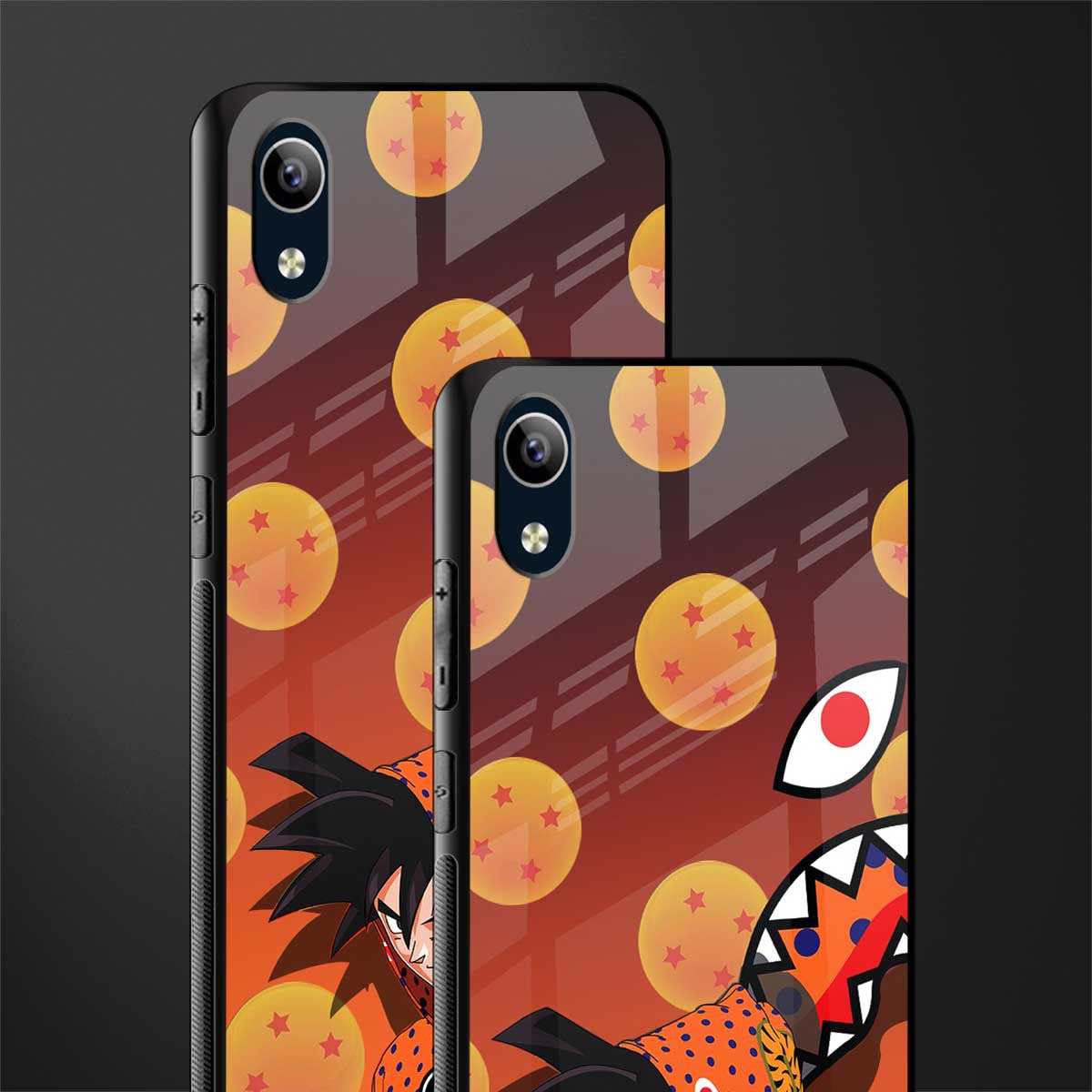 goku glass case for vivo y1s without fingerprint image-2