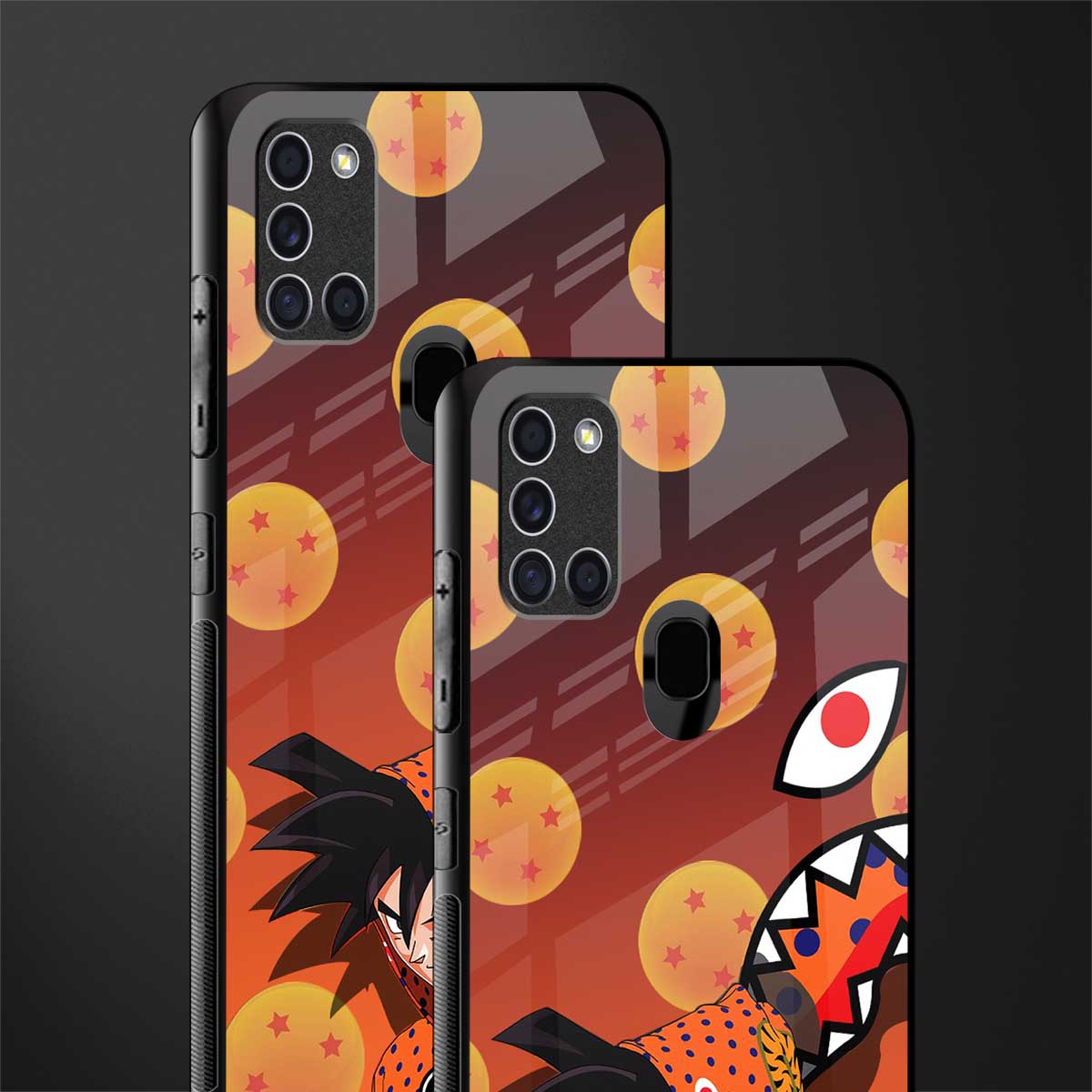 goku glass case for samsung galaxy a21s image-2