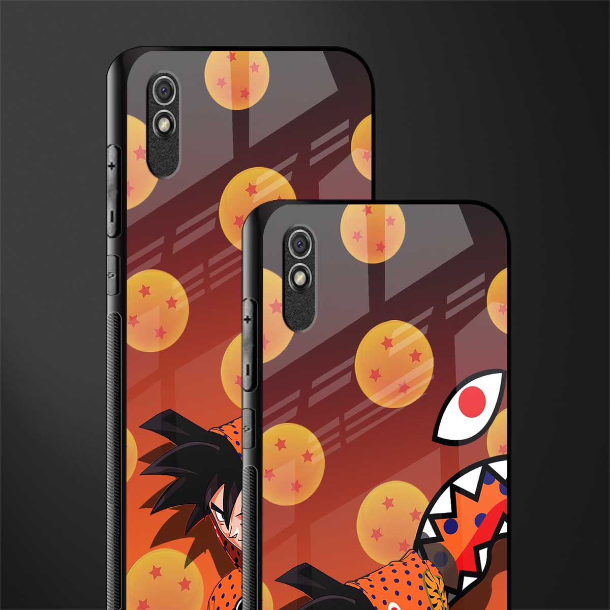goku glass case for redmi 9i image-2