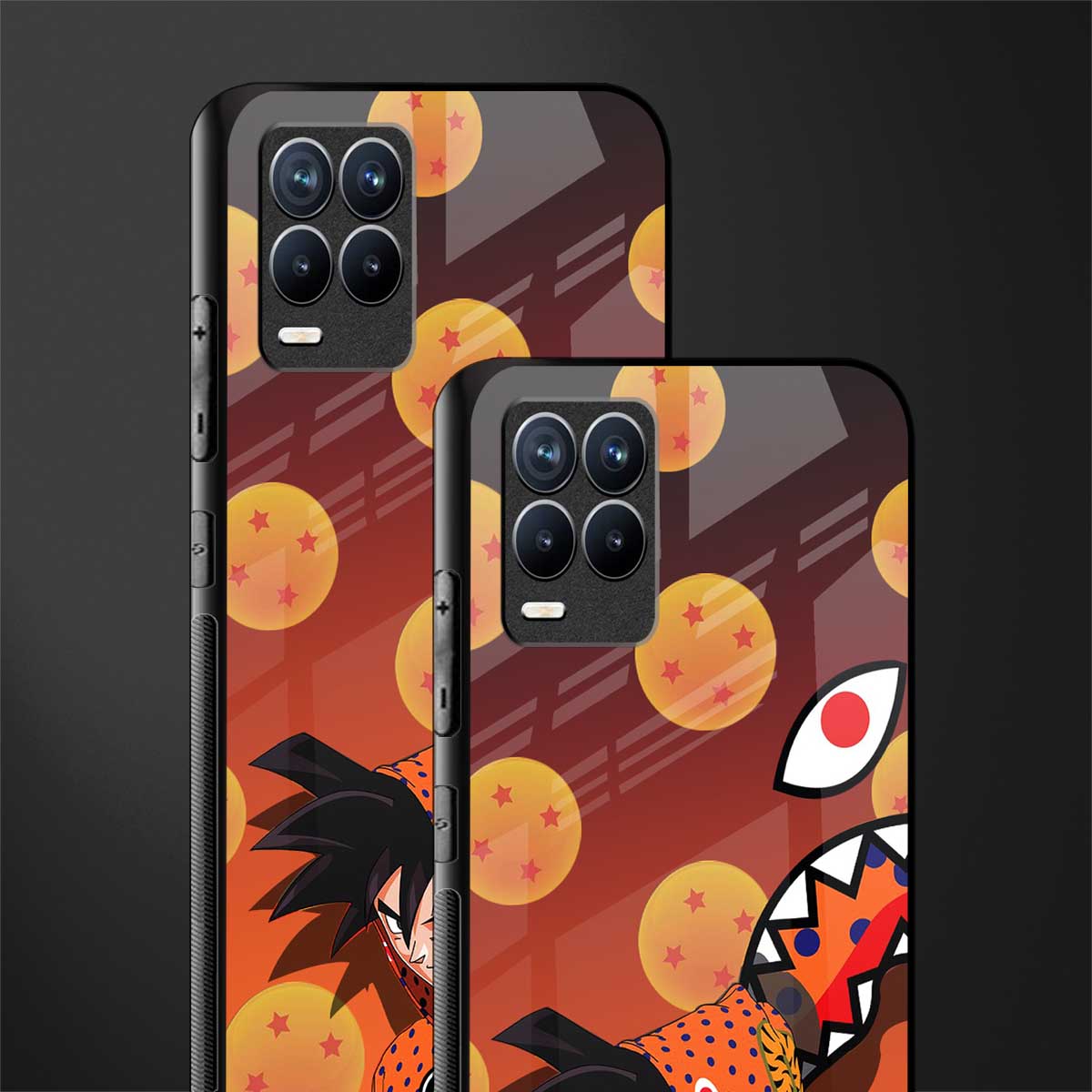 goku glass case for realme 8 4g image-2